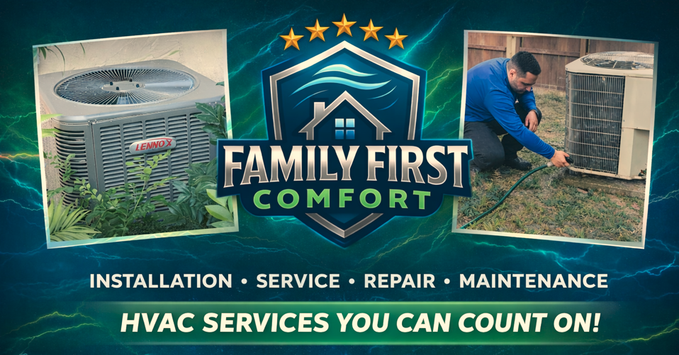 family first comfort hvac services fort worth - COOLING HEATING MAINTENANCE INDOOR AIR QUALITY DUCT WORK INSTALLATION